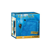 Aqua-Tech EZ-Change front-view cartridge in blue promotes quick filters for cleaner aquarium water.