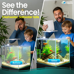 Aquatic Experts FilterFirst cut-to-fit design for flexible filter compatibility in various setups.