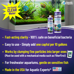 KloudAway pours into an aquarium to demonstrate easy application and use.