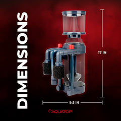 Dual outlets on Aquatop PS-370 allow adjustable output for custom setups
