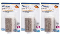Aqueon ammonia reducer filter pad size 10 promotes safer aquarium water and clear tanks.