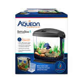 Aqueon BettaBow quick-clean side spout enables fast water changes