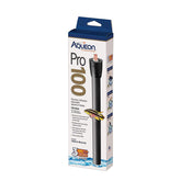 Aqueon Pro 100 heater outer-shell demonstrates durable construction for steady tank temperatures.