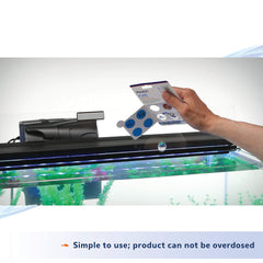 Aqueon Pure bacteria closeup emphasizes live beneficial bacteria for waste breakdown.