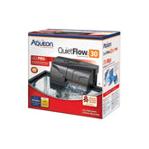 Aqueon QuietFlow 30 LED PRO flow rate illustration shows efficient water turnover