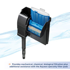 Aqueon QuietFlow 30 LED PRO internal pump photo showcases whisper quiet operation