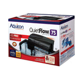 Aqueon QuietFlow 75 LED PRO filter close-up highlighting high-flow design for clear water