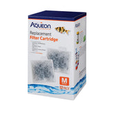 Aqueon Replacement Filter Cartridge Medium front view helps maintain clear water with efficient filtration.
