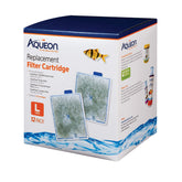 Aqueon Replacement Filter Cartridges Large pack front view for easy water care and replacement.