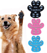 Aqumax Dog Paw Protector anti-slip pad on floor boosts traction for senior dogs.