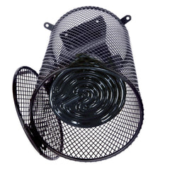 Arcadia Heat Lamp Safety Cage side view shows durable enclosure reducing accidental contact.