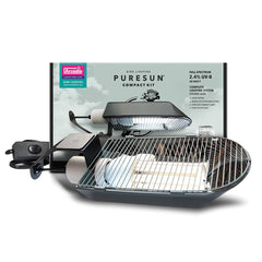 Arcadia Puresun compact bird lighting kit package with included components supports easy setup for healthier aviary lighting