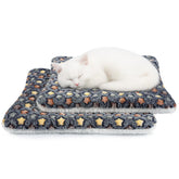 ARCTIC EAGLE 2pack bunny bed dark blue 14x17 offers cozy lounging for rabbits.