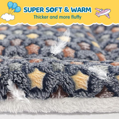 ARCTIC EAGLE bunny bed soft fleece closeup highlights plush comfort.