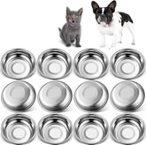 Arespark 12-pack cat bowls shown for convenient daily meals with 5.5-inch diameter.