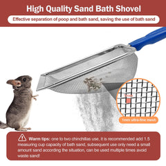 Arfubye fine mesh design assists in keeping bath sand clean and usable