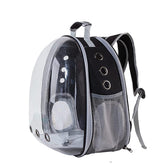 Arilaca large cat carrier backpack space capsule design offering safer transport and wider outside view.