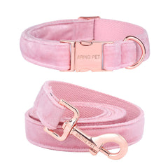 ARING PET dog collar velvet-soft close-up highlights plush comfort