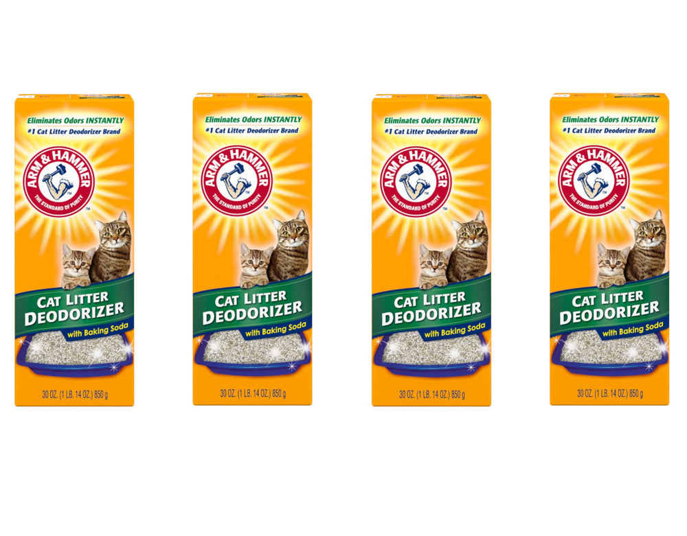 Arm & Hammer cat litter deodorizer pack front 30oz for a fresher litter box.