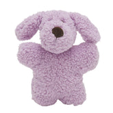 Aromadog Calm Fleece Plush Dog Toy Lilac front view offers soothing play and aroma release.
