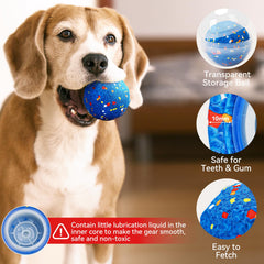 AronYada Smart Interactive Dog Ball mode toggle—switch between bounce and roll modes for tailored sessions.