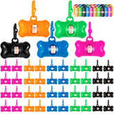 Arroyner bone-shaped poop bag dispenser with clip for on-the-go cleanup.