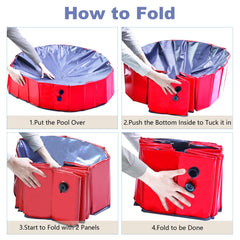 Artilife whelping box pool creates safe puppy-care area during whelping.