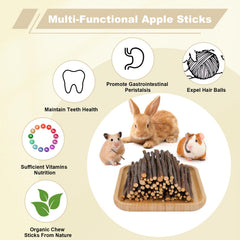 ARTKIDA apple sticks nutrition-rich fiber supports digestion and healthy chewing