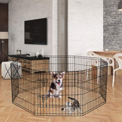 Artmalle puppy playpen folded storage demonstrates portable design for travel and storage