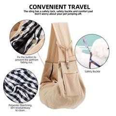 ARZQUT dog carrier sling opening ensures easy, stress-free pet placement.