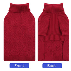 ASENKU blue XL dog sweater front view adds stylish warmth.