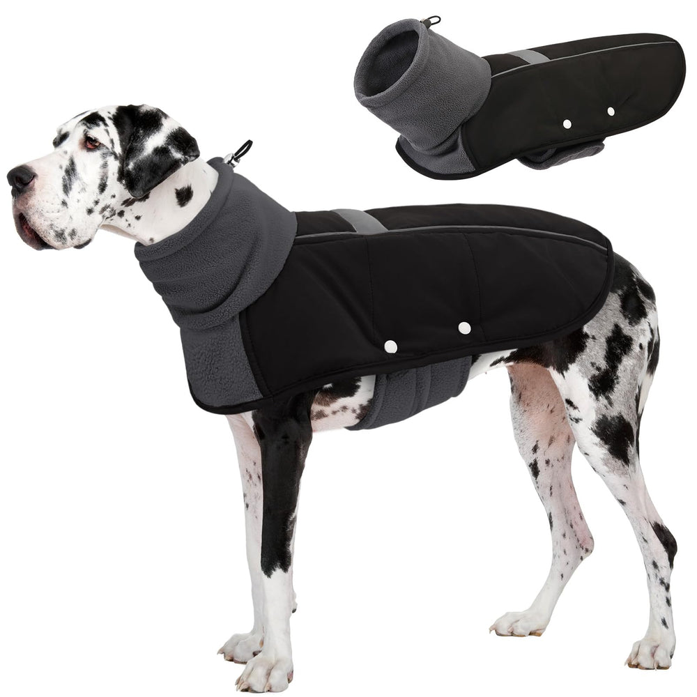 ASENKU dog coat windproof shell with insulated warmth for cold walks