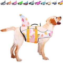 ASENKU dog life jacket side fit detail highlights adjustable straps for secure sizing