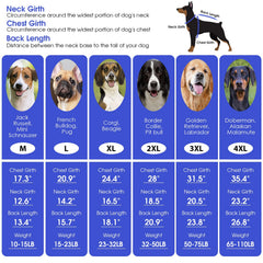ASENKU XXL dog sweater turtleneck folded collar for full coverage