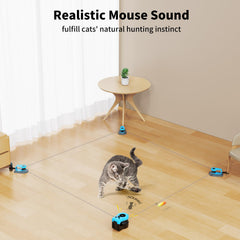 AsFrost DIY setup feather-mouse feature encourages varied chase paths.
