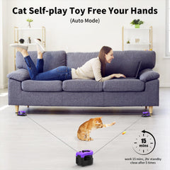 AsFrost cat toy mouse sound feature stimulates hunting during playtime