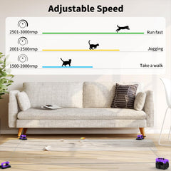AsFrost cat toy with remote-control mode enabling custom chase sessions