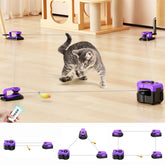 AsFrost upgraded interactive cat toy in action for indoor play