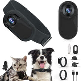 ASHATA cat collar camera on a dog for wearable footage capture