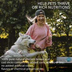 ASMPET training rewards encourage focus during walks and training sessions.