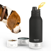 Asobu Dog Barky Bottle cap shows secure lid for spill-free hydration on outdoor adventures.