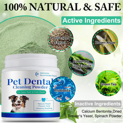 asusxcli dog dental powder dispensing scoop demonstrates easy food dosing