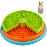 ATDOALL slow-feeder bowl 3 levels from outer view supports slower eating and engagement.