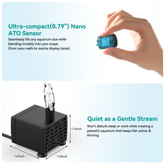 ATET ATO silent micro pump operates under 20 dB for calm aquariums