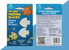 Atlantic Rush betta-friendly feeder block in use with calm, long-lasting feeding.