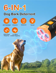ATVIOO dog bark deterrent wristband view highlights portable training on walks