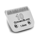 Audoc 10# blade for dog grooming shows precision for summer trims.