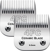 Audoc 2PC 4FC blade for dog clipper ceramic-stainless, smooth cooling grooming