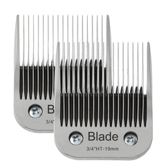 Audoc blades pack with two 3/4 inch blades for precise dog grooming