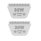 Audoc 30W wide blade front view demonstrates precise pet grooming potential.